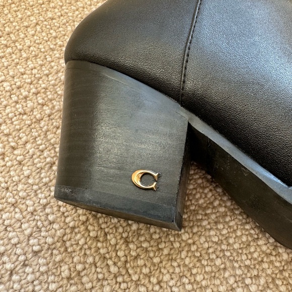 Coach Pacey Booties Black size 6 - Picture 2 of 10